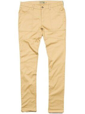 FLYLOW Loretta Climbing Pants Womens 30 Beige Stretch Khaki Casual Chino Hiking
